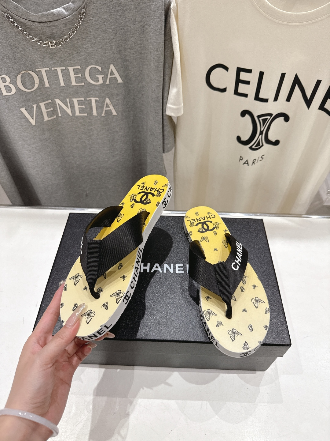 高版本出厂 Chanel*香奈儿F036 小香2026ss夏季新款人字拖夹脚沙滩拖鞋2026夏季爆款无法