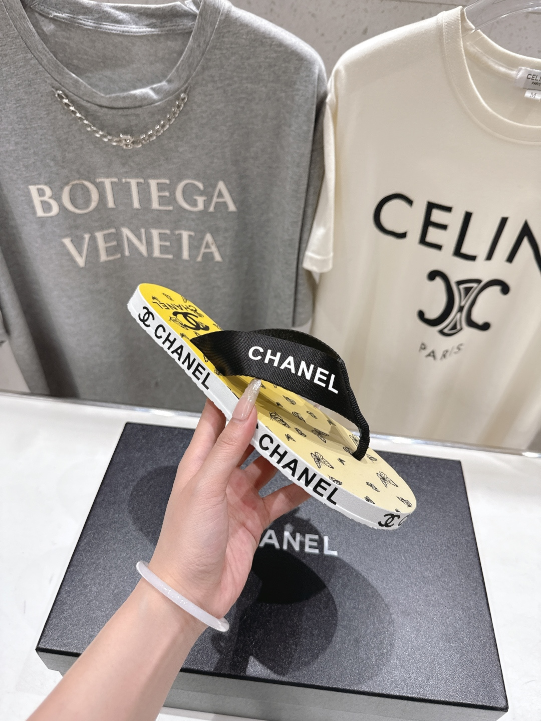 高版本出厂 Chanel*香奈儿F036 小香2026ss夏季新款人字拖夹脚沙滩拖鞋2026夏季爆款无法