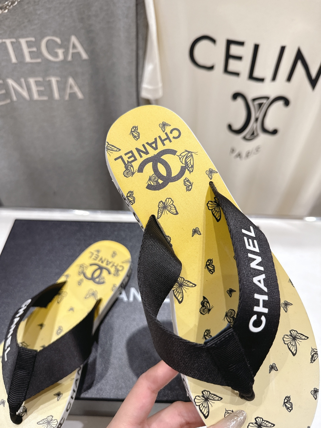 高版本出厂 Chanel*香奈儿F036 小香2026ss夏季新款人字拖夹脚沙滩拖鞋2026夏季爆款无法