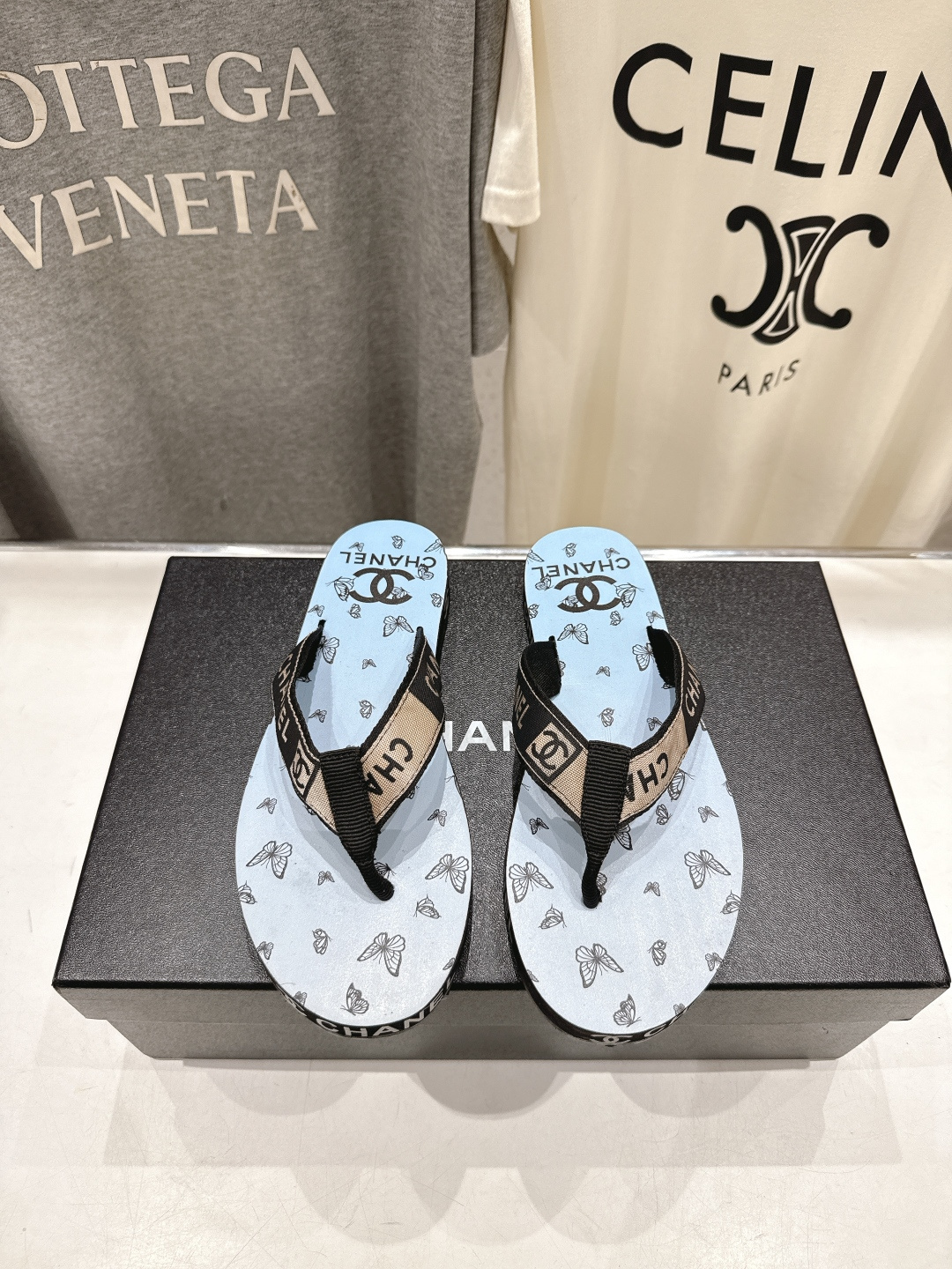 高版本出厂 Chanel*香奈儿F036 小香2026ss夏季新款人字拖夹脚沙滩拖鞋2026夏季爆款无法