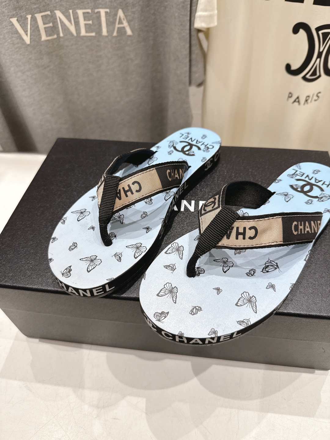 高版本出厂 Chanel*香奈儿F036 小香2026ss夏季新款人字拖夹脚沙滩拖鞋2026夏季爆款无法