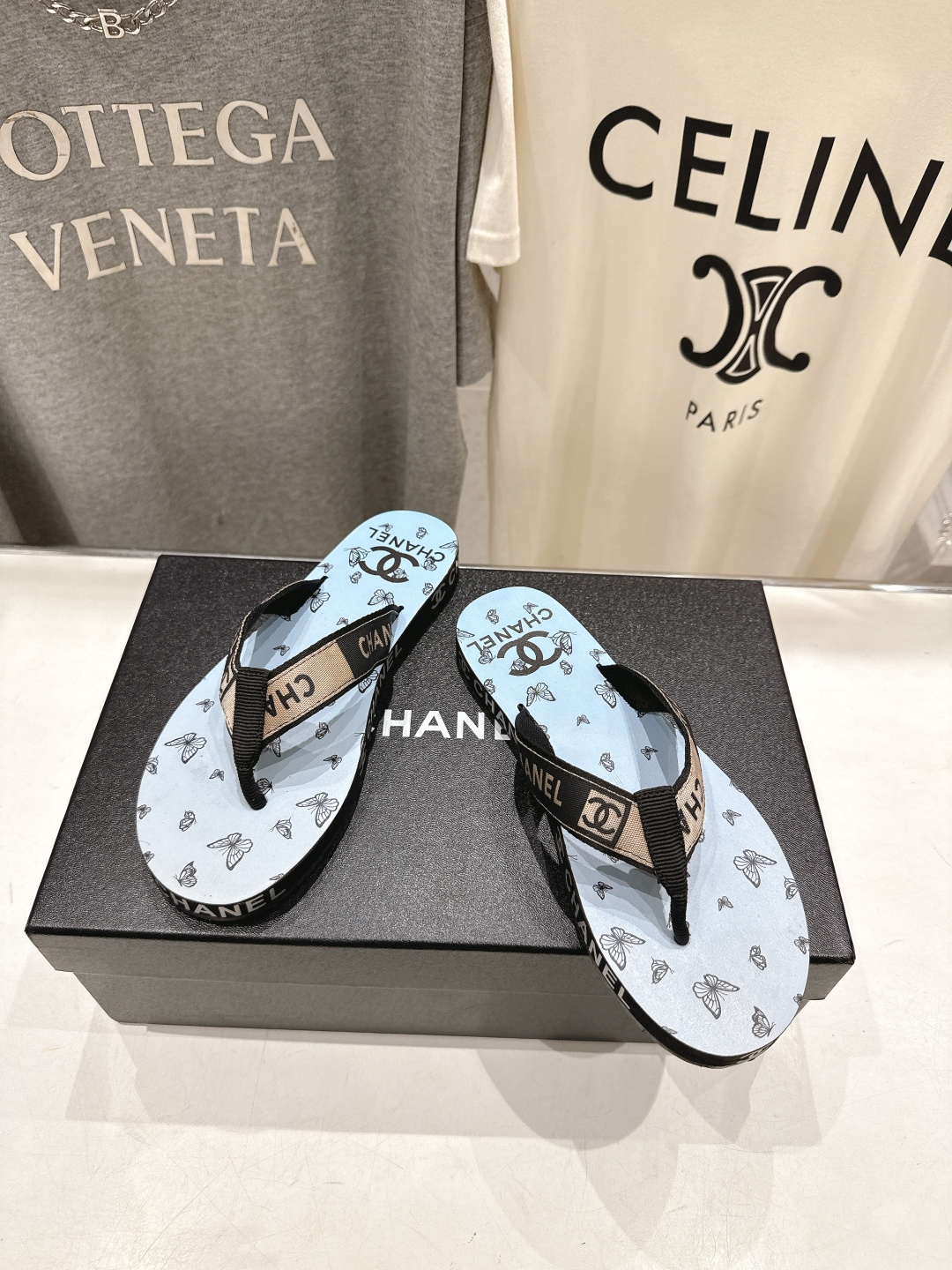 高版本出厂 Chanel*香奈儿F036 小香2026ss夏季新款人字拖夹脚沙滩拖鞋2026夏季爆款无法