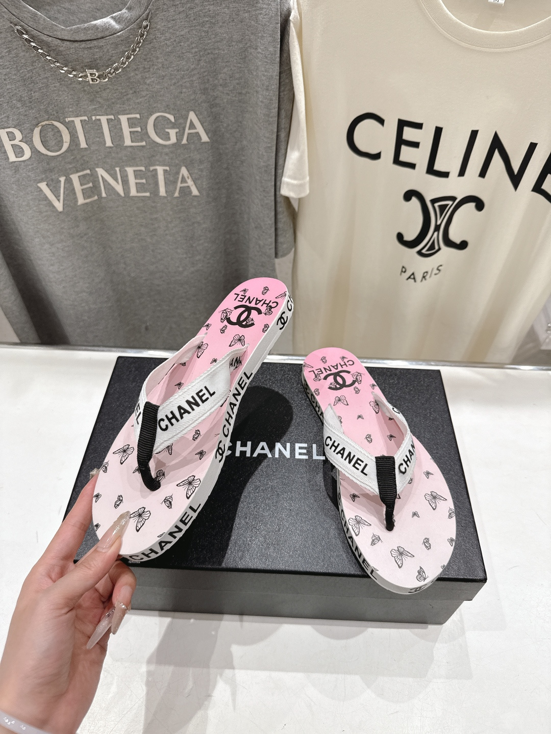 高版本出厂 Chanel*香奈儿F036 小香2026ss夏季新款人字拖夹脚沙滩拖鞋2026夏季爆款无法