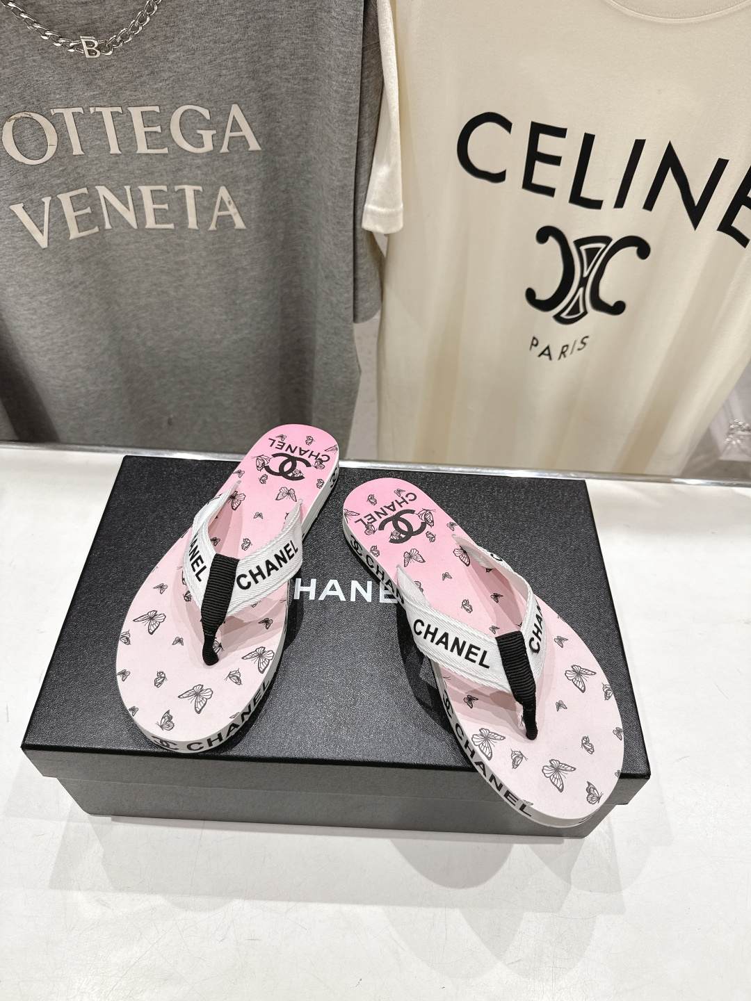 高版本出厂 Chanel*香奈儿F036 小香2026ss夏季新款人字拖夹脚沙滩拖鞋2026夏季爆款无法