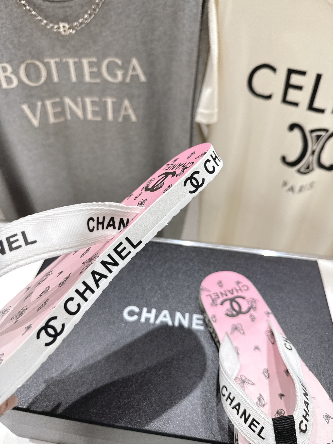 高版本出厂 Chanel*香奈儿F036 小香2026ss夏季新款人字拖夹脚沙滩拖鞋2026夏季爆款无法