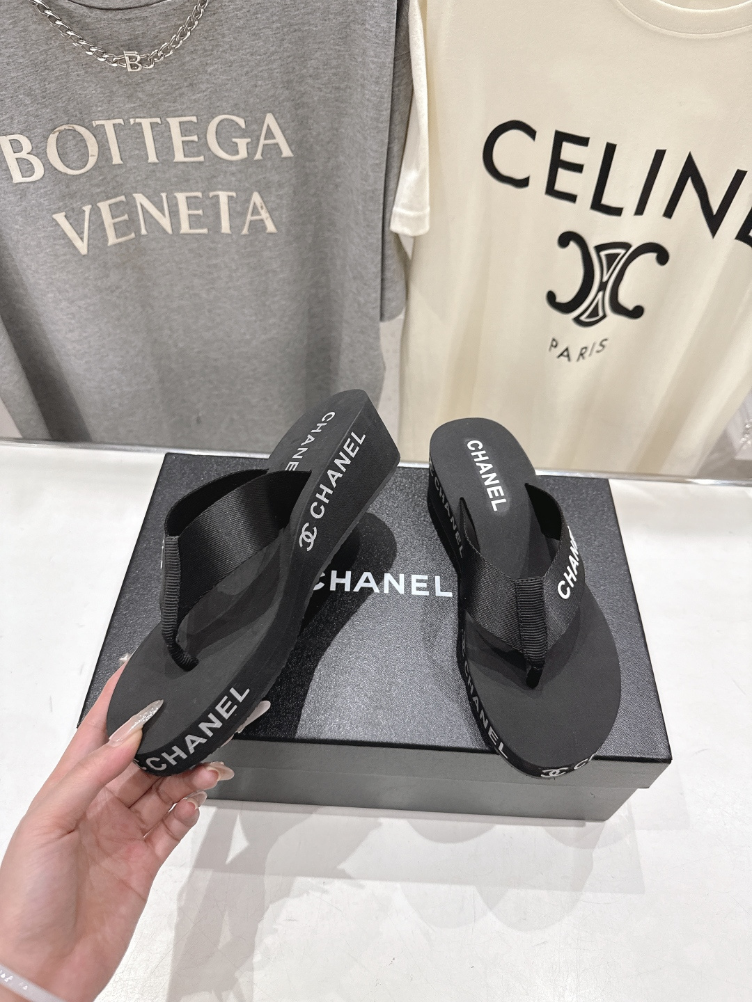 高版本出厂 Chanel*香奈儿F036 小香2026ss夏季新款人字拖夹脚沙滩拖鞋2026夏季爆款无法