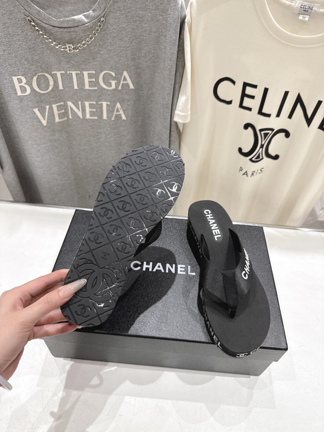 高版本出厂 Chanel*香奈儿F036 小香2026ss夏季新款人字拖夹脚沙滩拖鞋2026夏季爆款无法