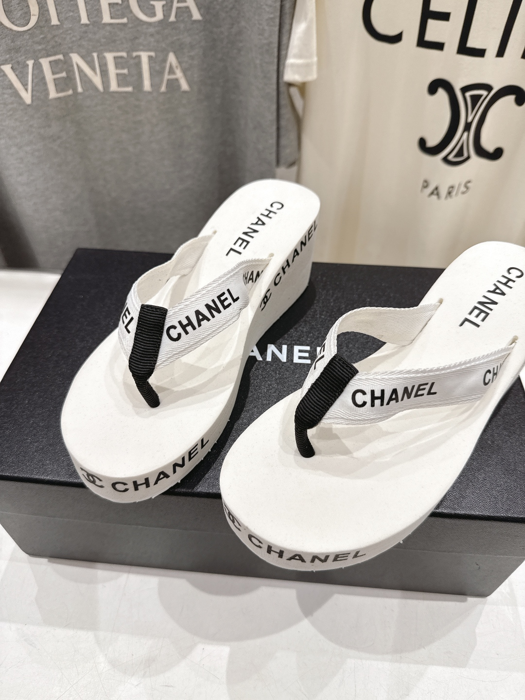 高版本出厂 Chanel*香奈儿F036 小香2026ss夏季新款人字拖夹脚沙滩拖鞋2026夏季爆款无法