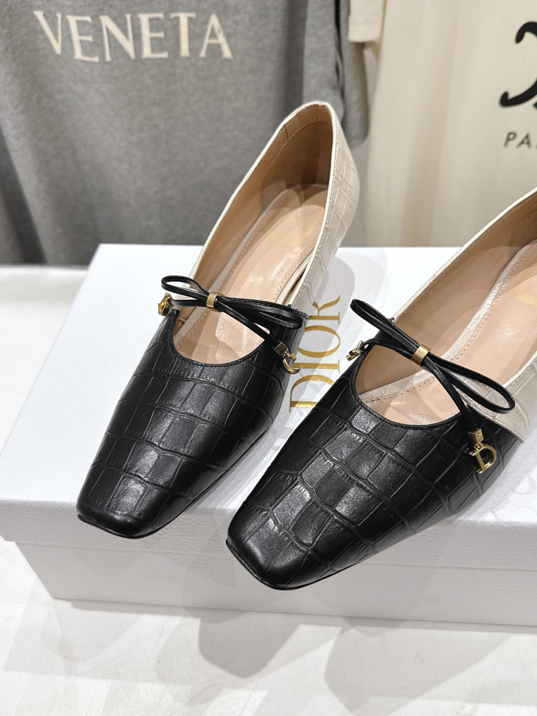 高版本出厂 DIOR*迪奥F027 D家2026ss新款小方头玛丽珍高跟鞋时装鞋！顶级版本～超美的鞋型上