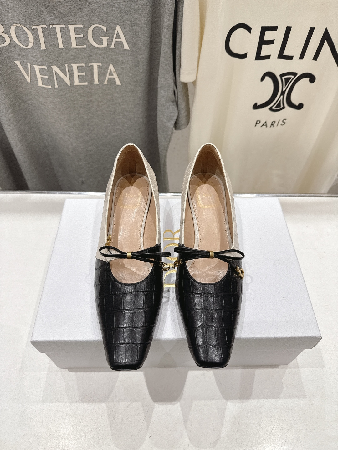 高版本出厂 DIOR*迪奥F027 D家2026ss新款小方头玛丽珍高跟鞋时装鞋！顶级版本～超美的鞋型上