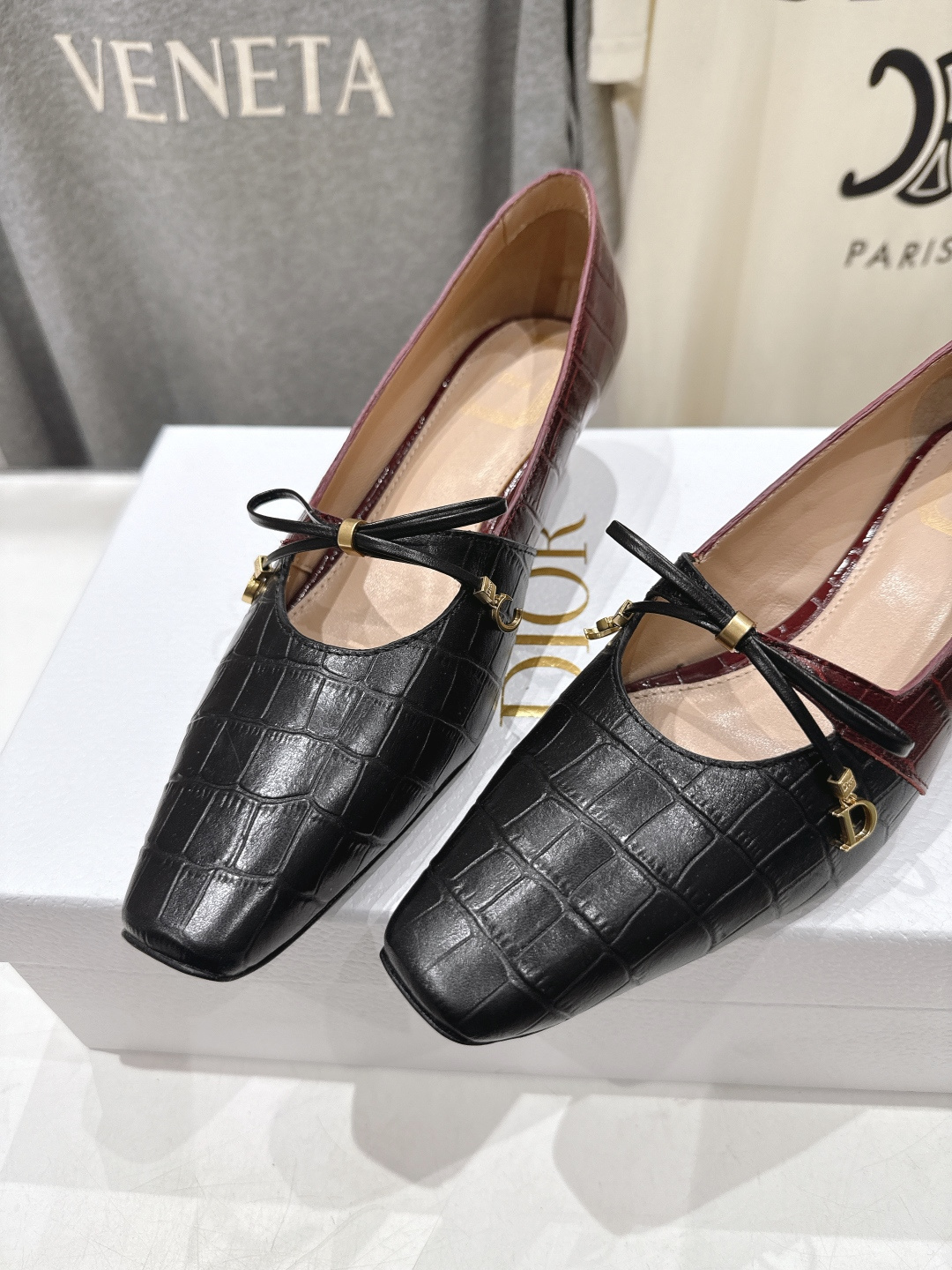 高版本出厂 DIOR*迪奥F027 D家2026ss新款小方头玛丽珍高跟鞋时装鞋！顶级版本～超美的鞋型上