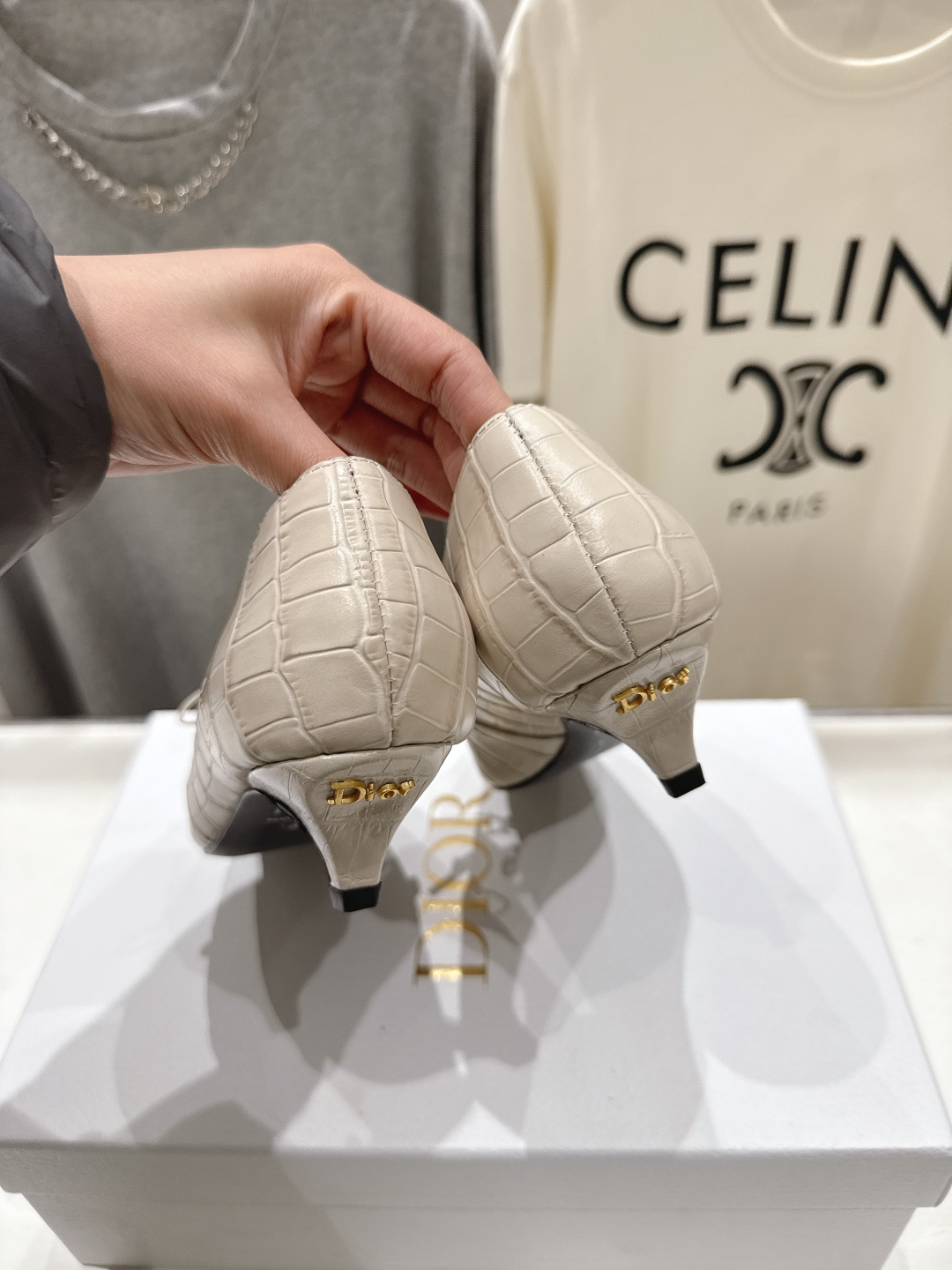 高版本出厂 DIOR*迪奥F027 D家2026ss新款小方头玛丽珍高跟鞋时装鞋！顶级版本～超美的鞋型上