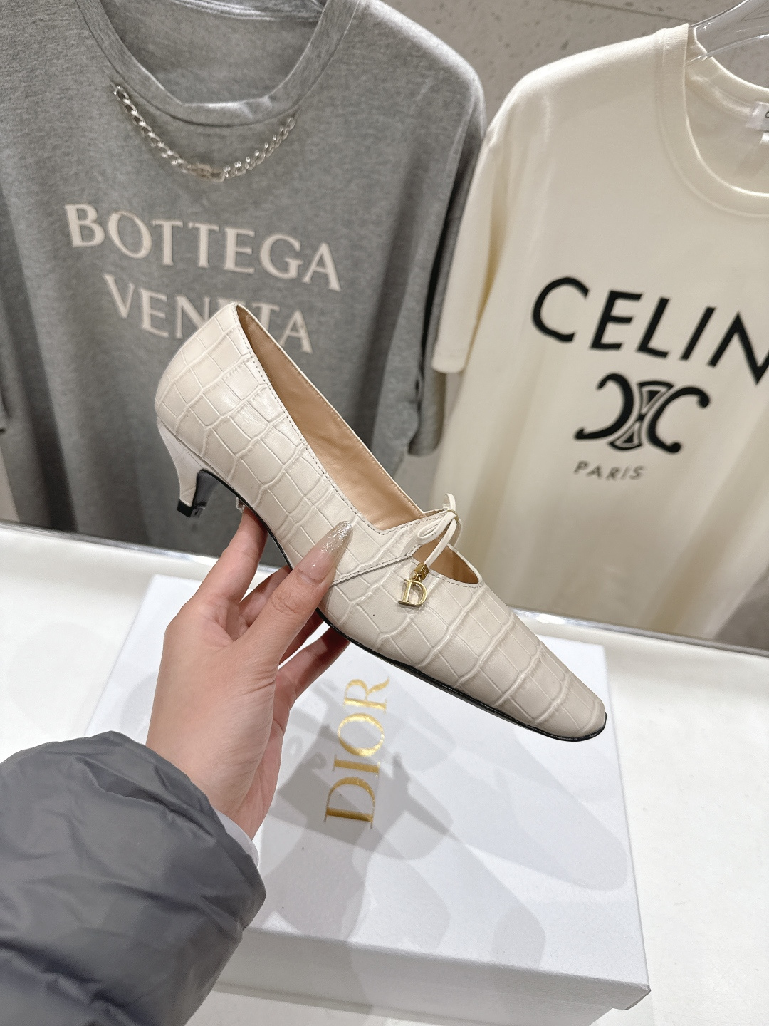 高版本出厂 DIOR*迪奥F027 D家2026ss新款小方头玛丽珍高跟鞋时装鞋！顶级版本～超美的鞋型上