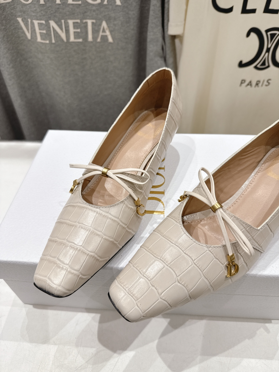 高版本出厂 DIOR*迪奥F027 D家2026ss新款小方头玛丽珍高跟鞋时装鞋！顶级版本～超美的鞋型上