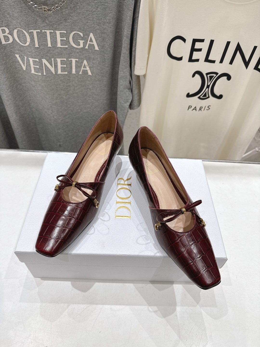 高版本出厂 DIOR*迪奥F027 D家2026ss新款小方头玛丽珍高跟鞋时装鞋！顶级版本～超美的鞋型上