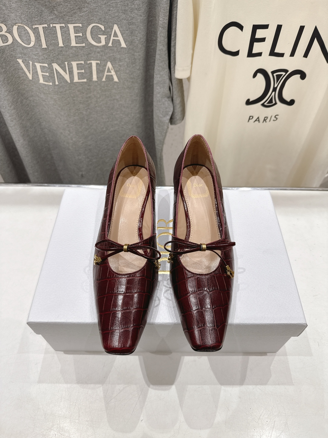 高版本出厂 DIOR*迪奥F027 D家2026ss新款小方头玛丽珍高跟鞋时装鞋！顶级版本～超美的鞋型上