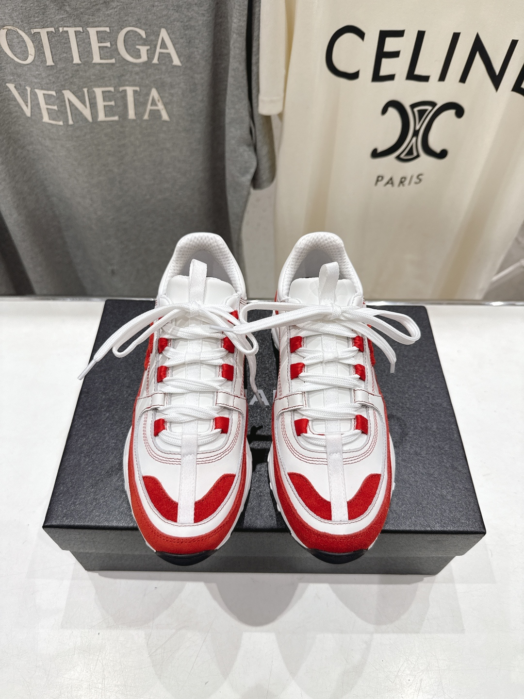 高版本出厂 Chanel香奈儿F015 小香 2026ss走秀新款系带熊猫鞋休闲鞋小白鞋运动鞋 饼干鞋顶