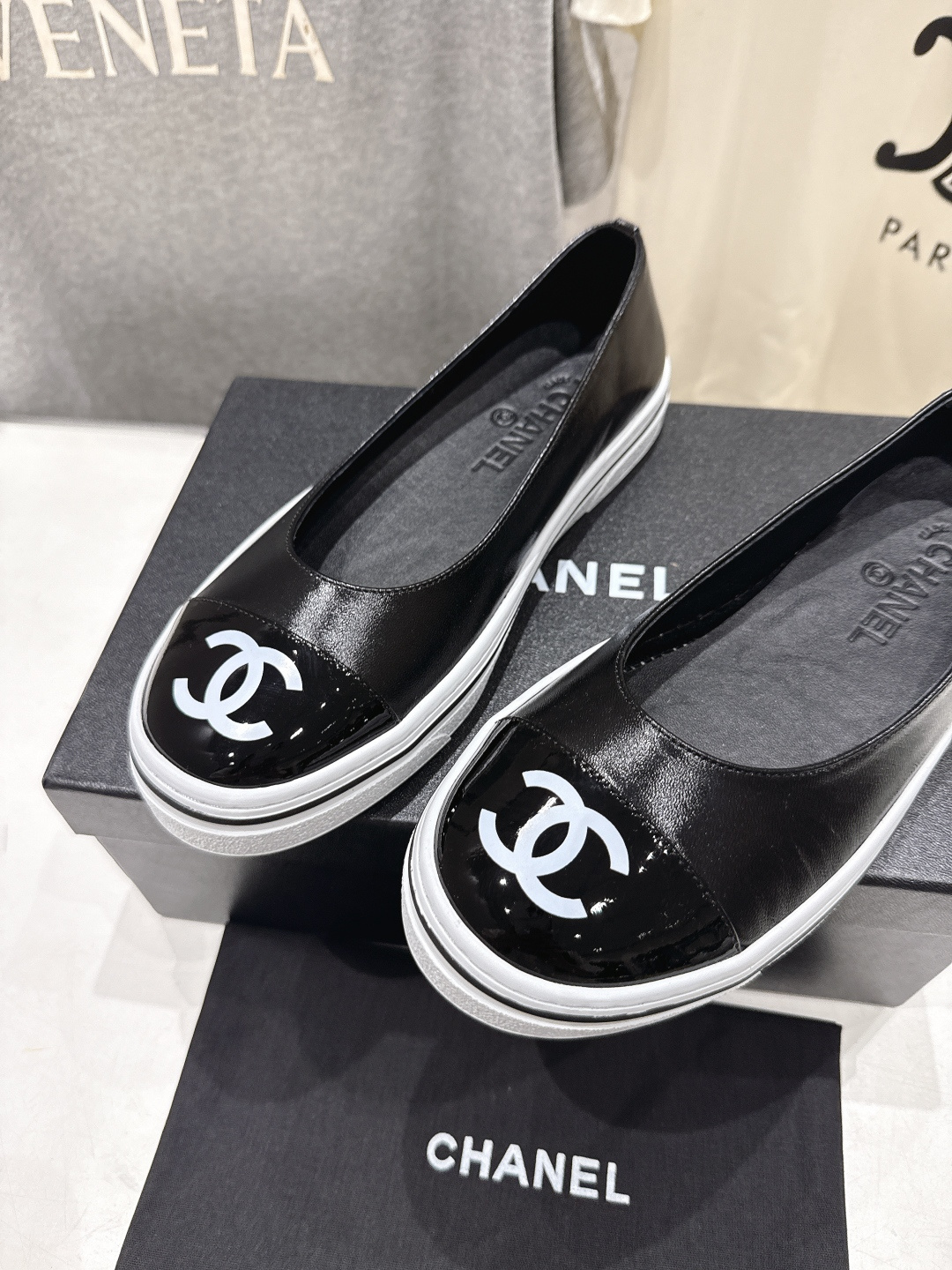 高版本出厂 CHANEL*香奈儿F015-小香2026ss春夏🆕新款圆头平底鞋玛丽珍单鞋鞋楦精美，米兰走