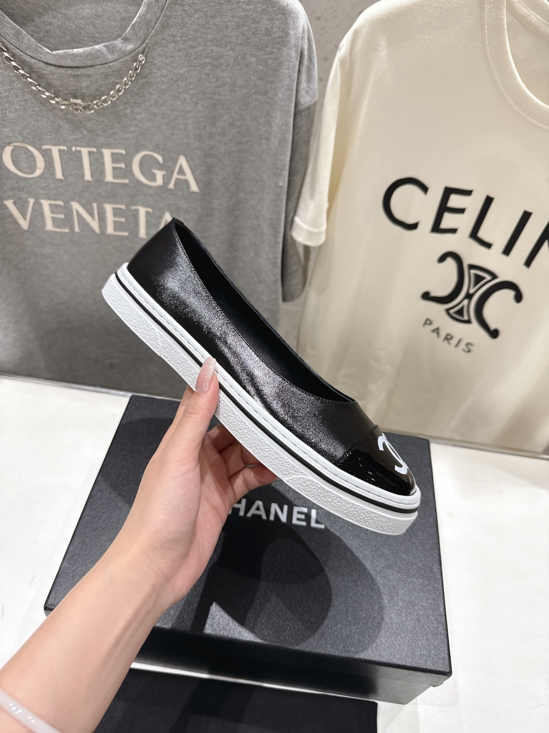 高版本出厂 CHANEL*香奈儿F015-小香2026ss春夏🆕新款圆头平底鞋玛丽珍单鞋鞋楦精美，米兰走