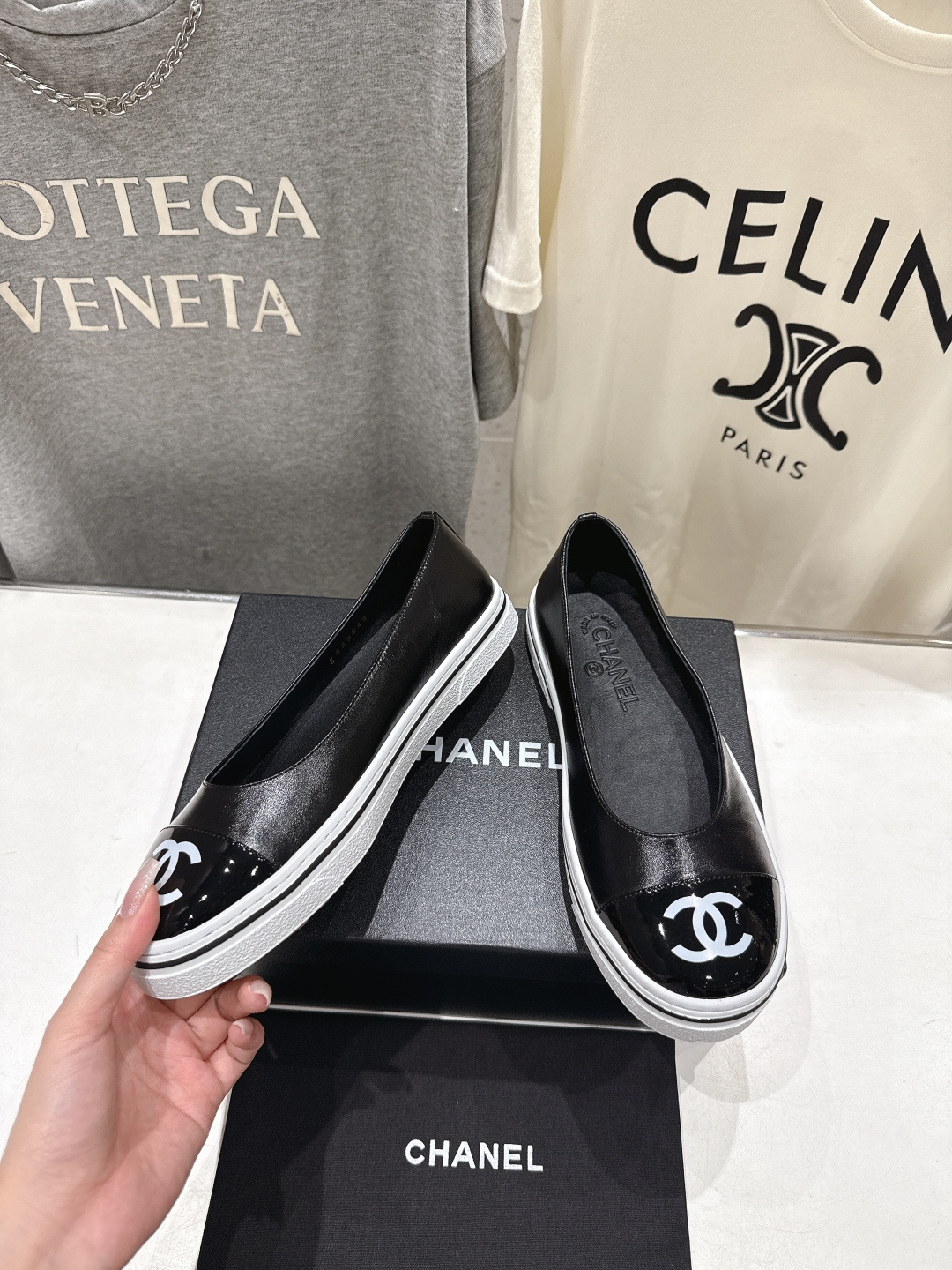 高版本出厂 CHANEL*香奈儿F015-小香2026ss春夏🆕新款圆头平底鞋玛丽珍单鞋鞋楦精美，米兰走