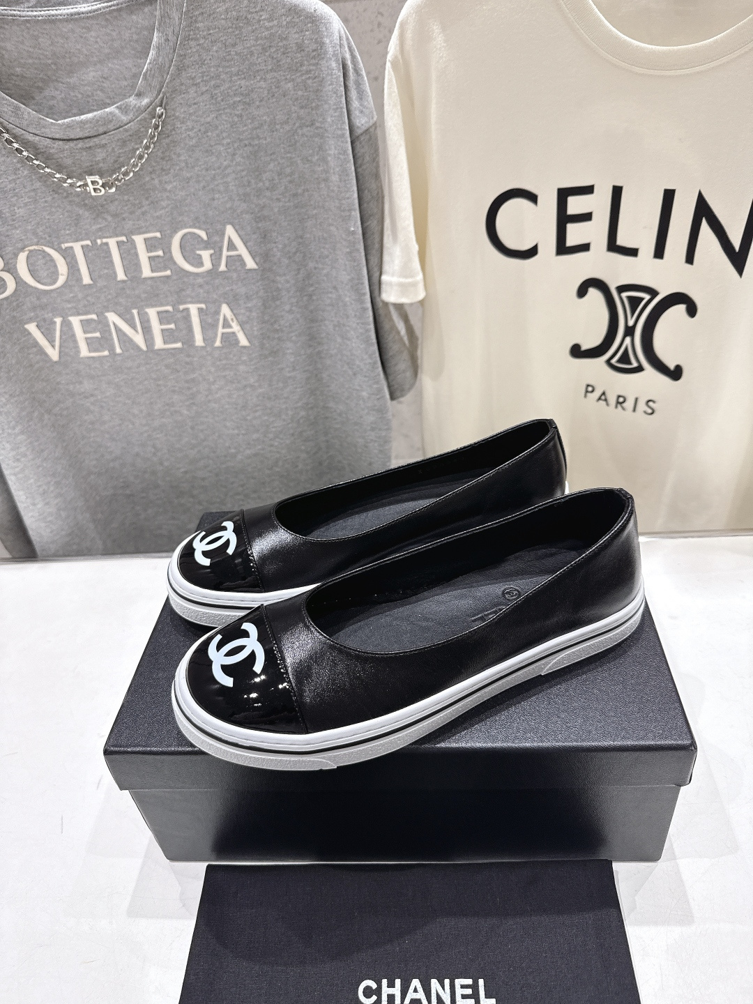 高版本出厂 CHANEL*香奈儿F015-小香2026ss春夏🆕新款圆头平底鞋玛丽珍单鞋鞋楦精美，米兰走