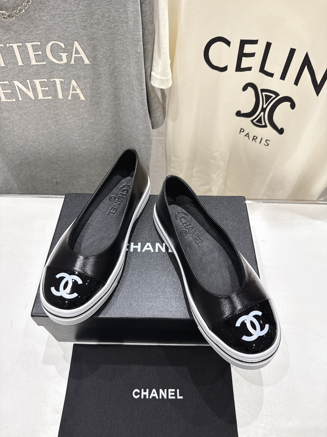 高版本出厂 CHANEL*香奈儿F015-小香2026ss春夏🆕新款圆头平底鞋玛丽珍单鞋鞋楦精美，米兰走