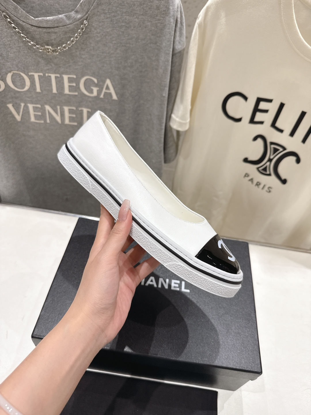 高版本出厂 CHANEL*香奈儿F015-小香2026ss春夏🆕新款圆头平底鞋玛丽珍单鞋鞋楦精美，米兰走