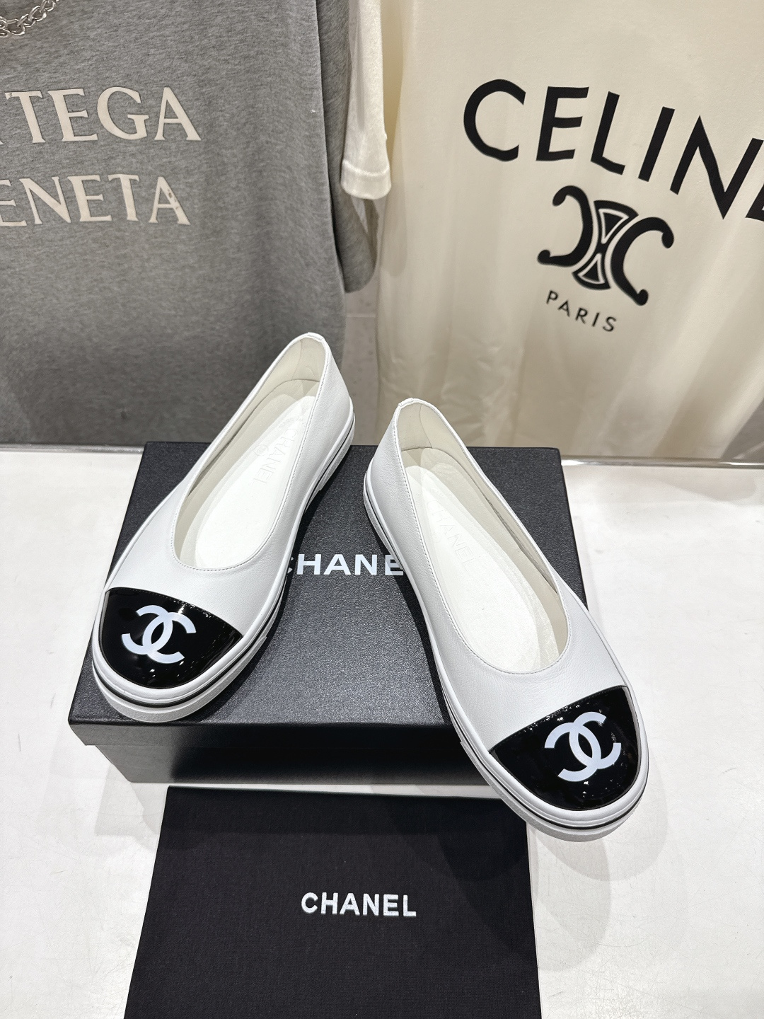 高版本出厂 CHANEL*香奈儿F015-小香2026ss春夏🆕新款圆头平底鞋玛丽珍单鞋鞋楦精美，米兰走