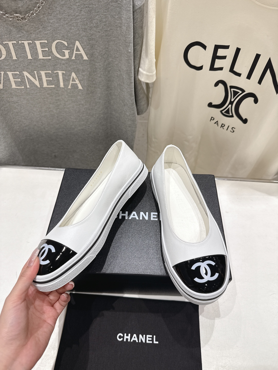 高版本出厂 CHANEL*香奈儿F015-小香2026ss春夏🆕新款圆头平底鞋玛丽珍单鞋鞋楦精美，米兰走