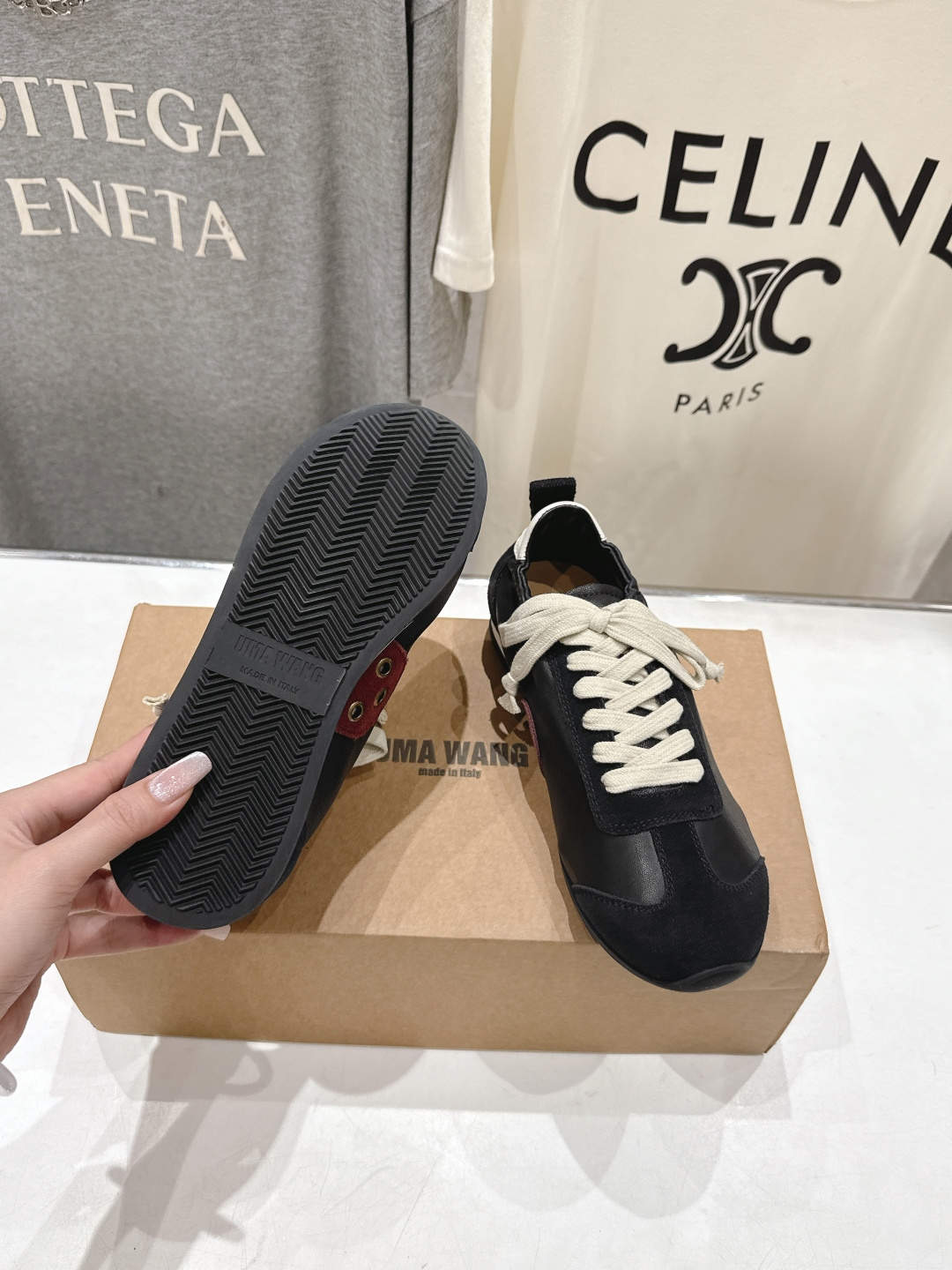 高版本出厂 UMA WANG 潮牌上新F064 2026ss新款复古系带休闲鞋德训鞋，质感党+懒人党双狂
