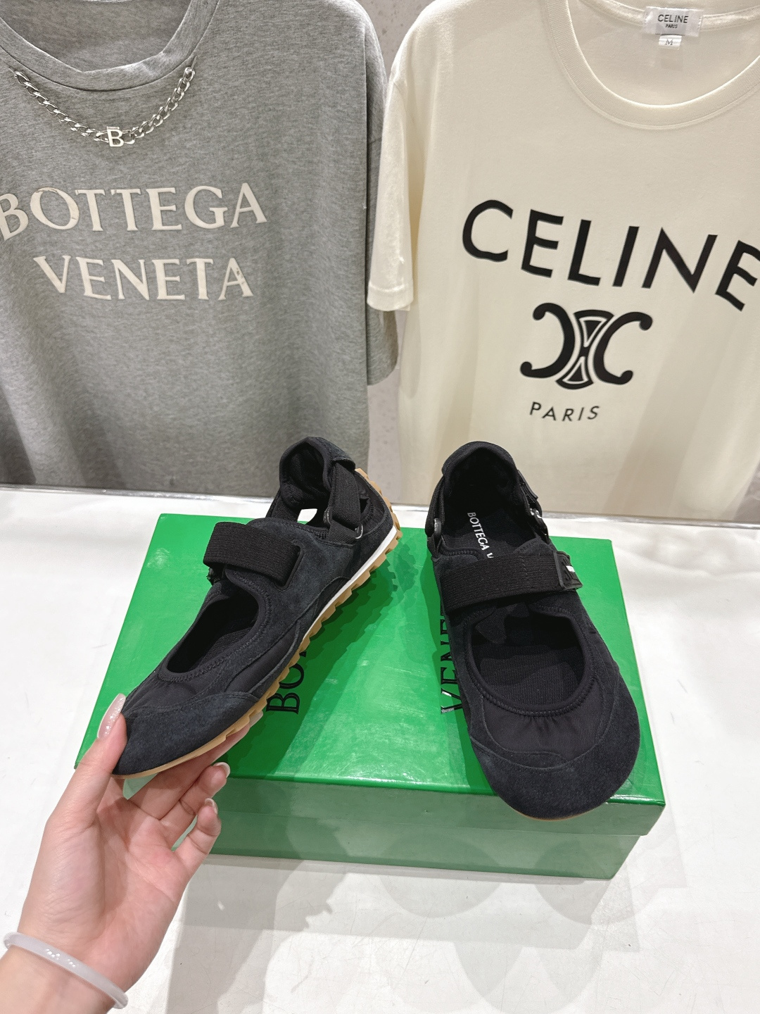 高版本出厂 Bottega Veneta/BV F065 2026ss新款玛丽珍 BV Orbit Fl