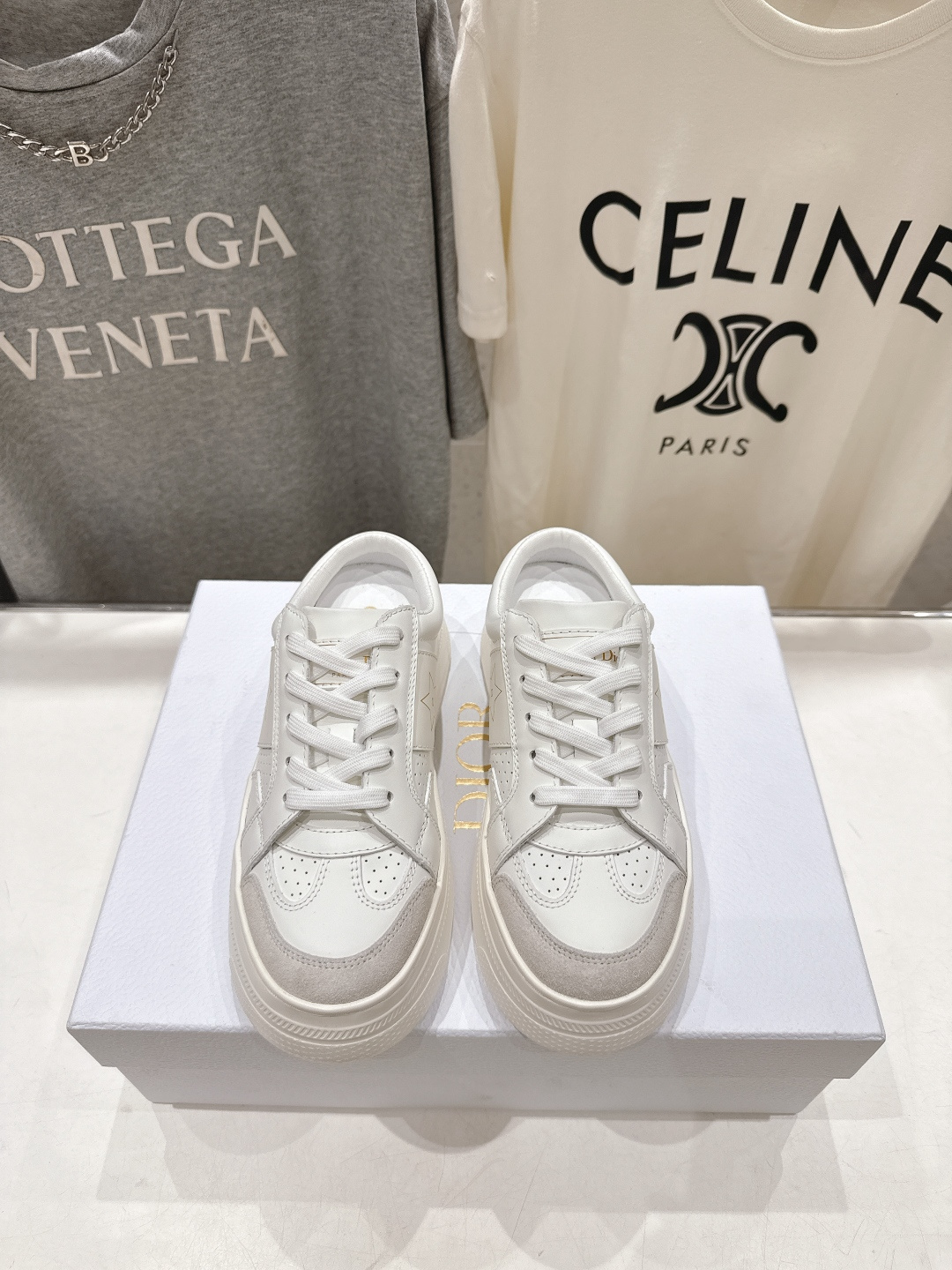 高版本出厂 厚底 Dior*迪奥 Star F019 D家2026ss新款系带厚底休闲鞋半拖小白鞋延续经