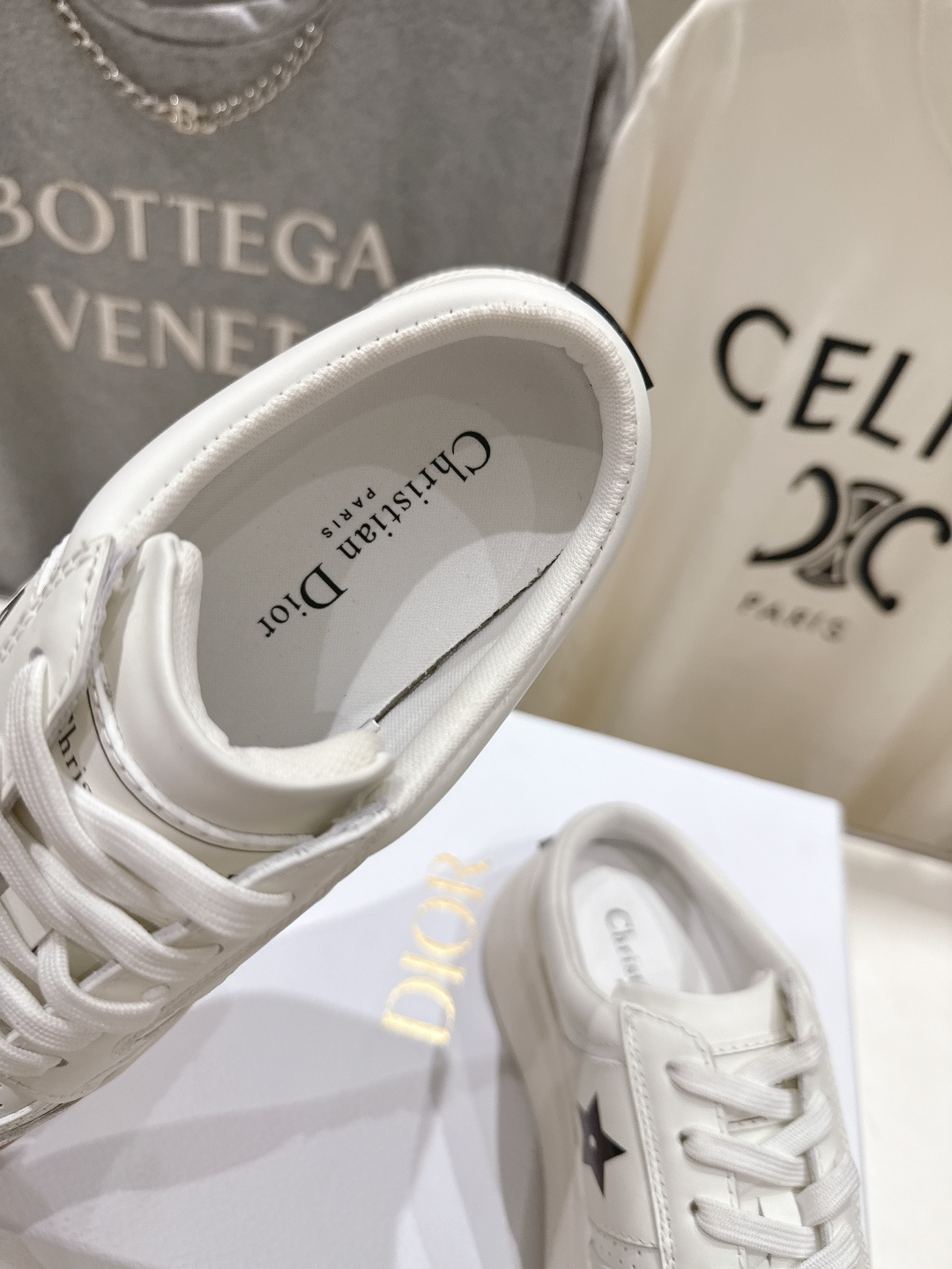 高版本出厂 厚底 Dior*迪奥 Star F019 D家2026ss新款系带厚底休闲鞋半拖小白鞋延续经