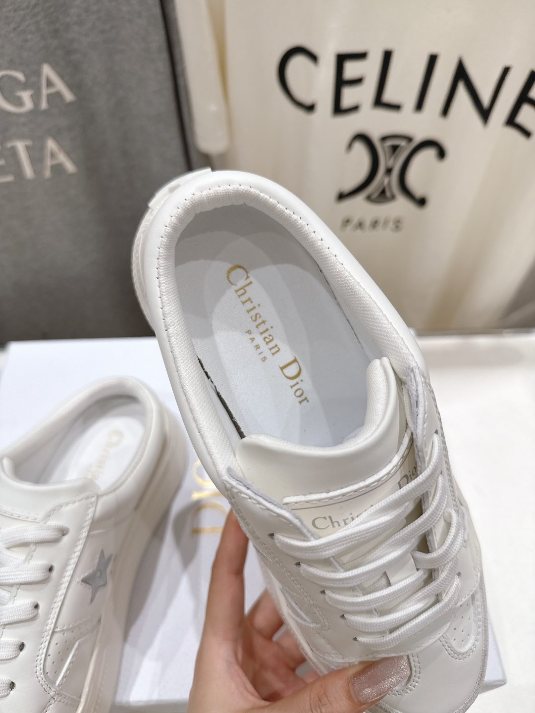 高版本出厂 厚底 Dior*迪奥 Star F019 D家2026ss新款系带厚底休闲鞋半拖小白鞋延续经