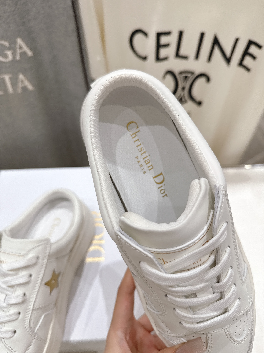 高版本出厂 厚底 Dior*迪奥 Star F019 D家2026ss新款系带厚底休闲鞋半拖小白鞋延续经