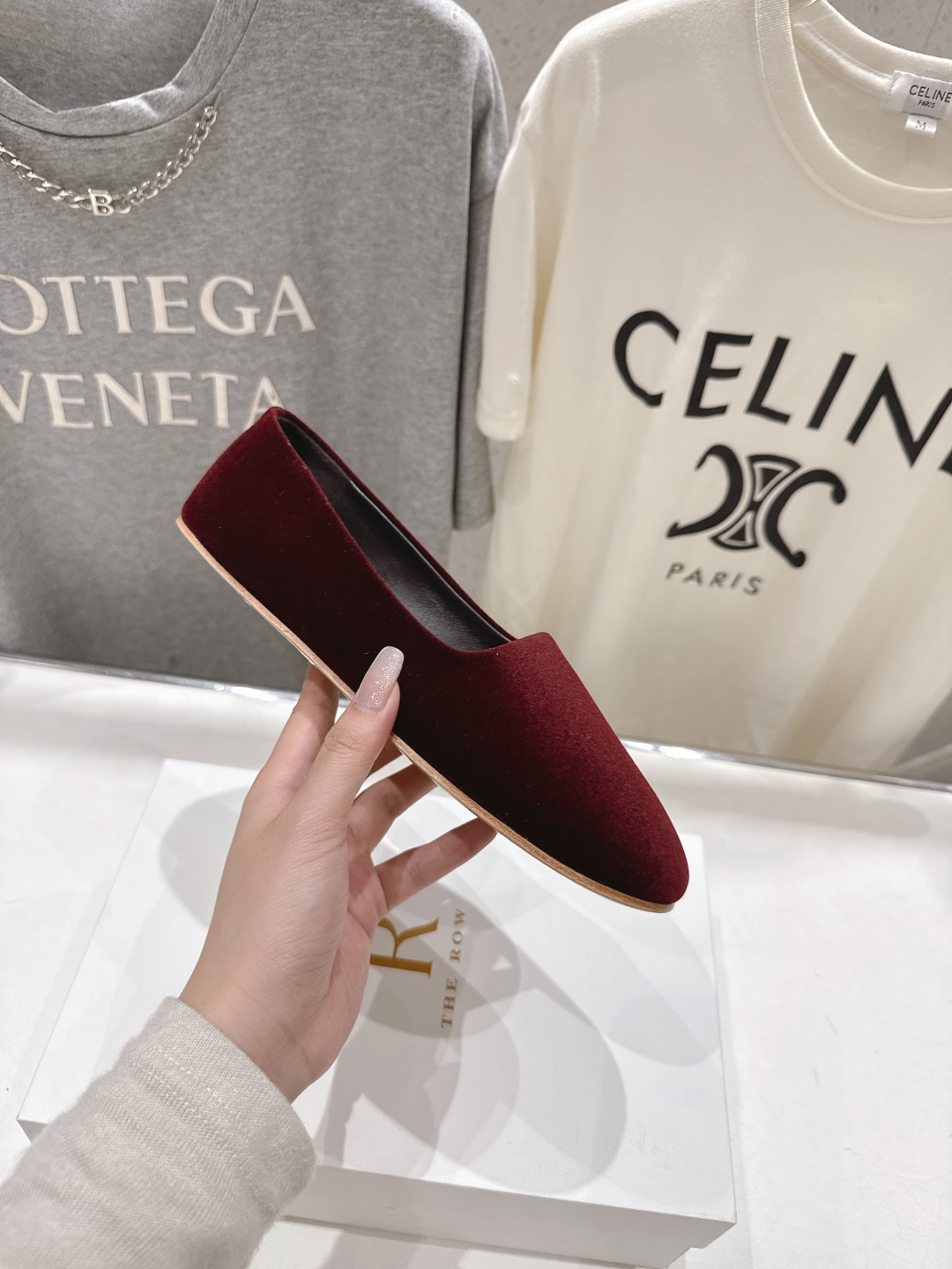 高版本出厂 The Row 2026ss官方同步爆款平底乐福鞋一脚蹬单鞋非常舒服的一款平底鞋，极简设计理