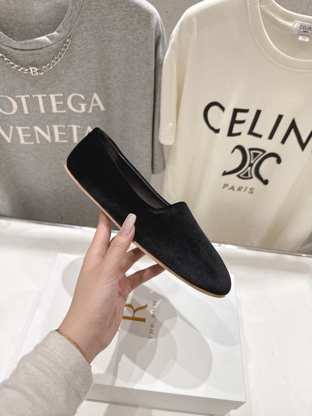 高版本出厂 The Row 2026ss官方同步爆款平底乐福鞋一脚蹬单鞋非常舒服的一款平底鞋，极简设计理