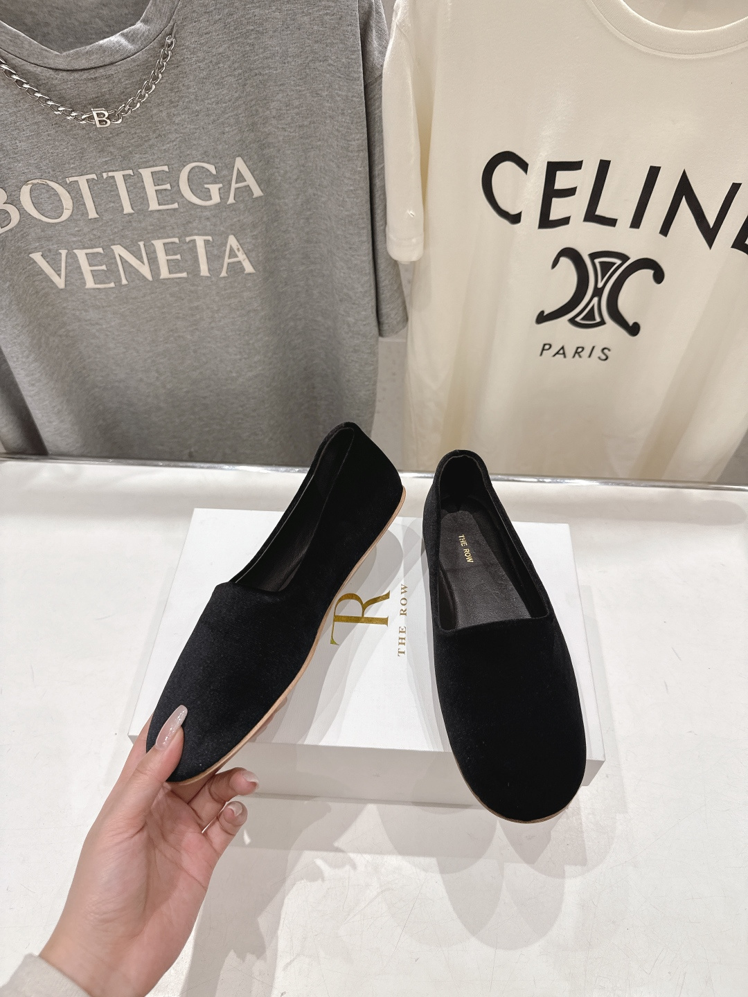 高版本出厂 The Row 2026ss官方同步爆款平底乐福鞋一脚蹬单鞋非常舒服的一款平底鞋，极简设计理