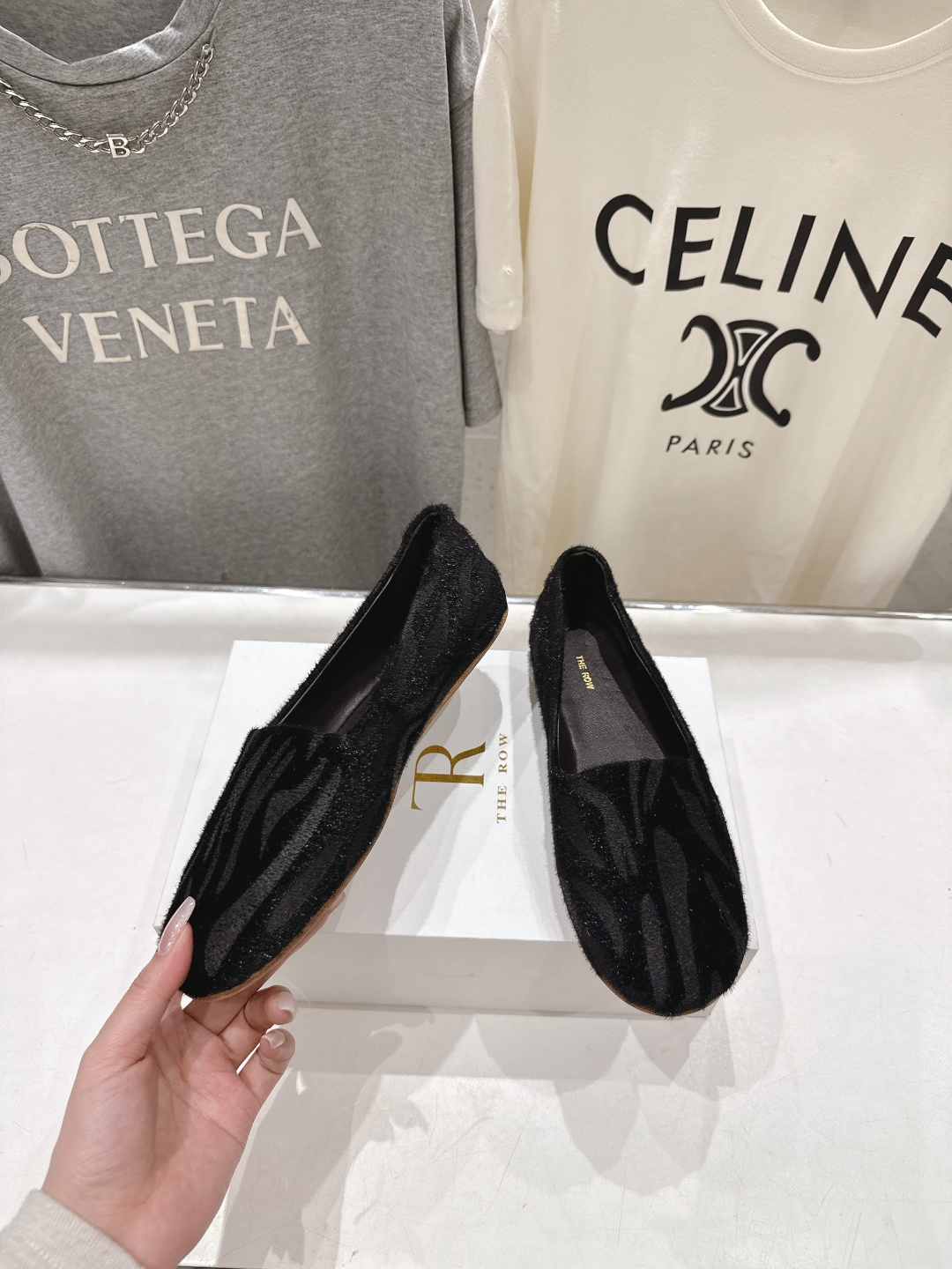 高版本出厂 The Row 2026ss官方同步爆款平底乐福鞋一脚蹬单鞋非常舒服的一款平底鞋，极简设计理