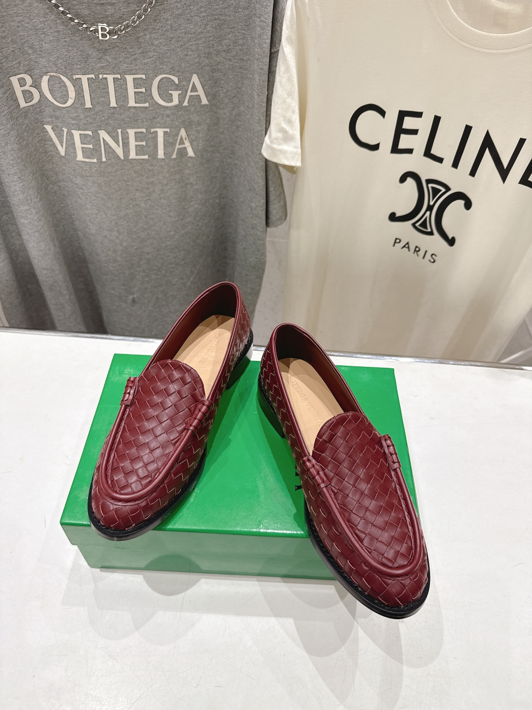 高版本出厂 Bottega Veneta/BV F065 2026ss新款真皮手工编织 金色五金结绳扣件
