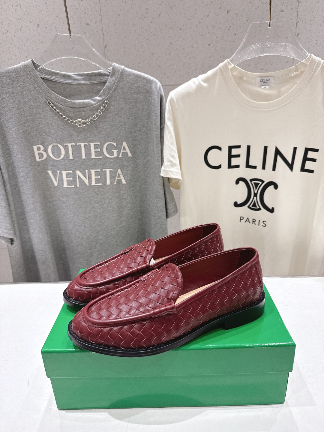 高版本出厂 Bottega Veneta/BV F065 2026ss新款真皮手工编织 金色五金结绳扣件
