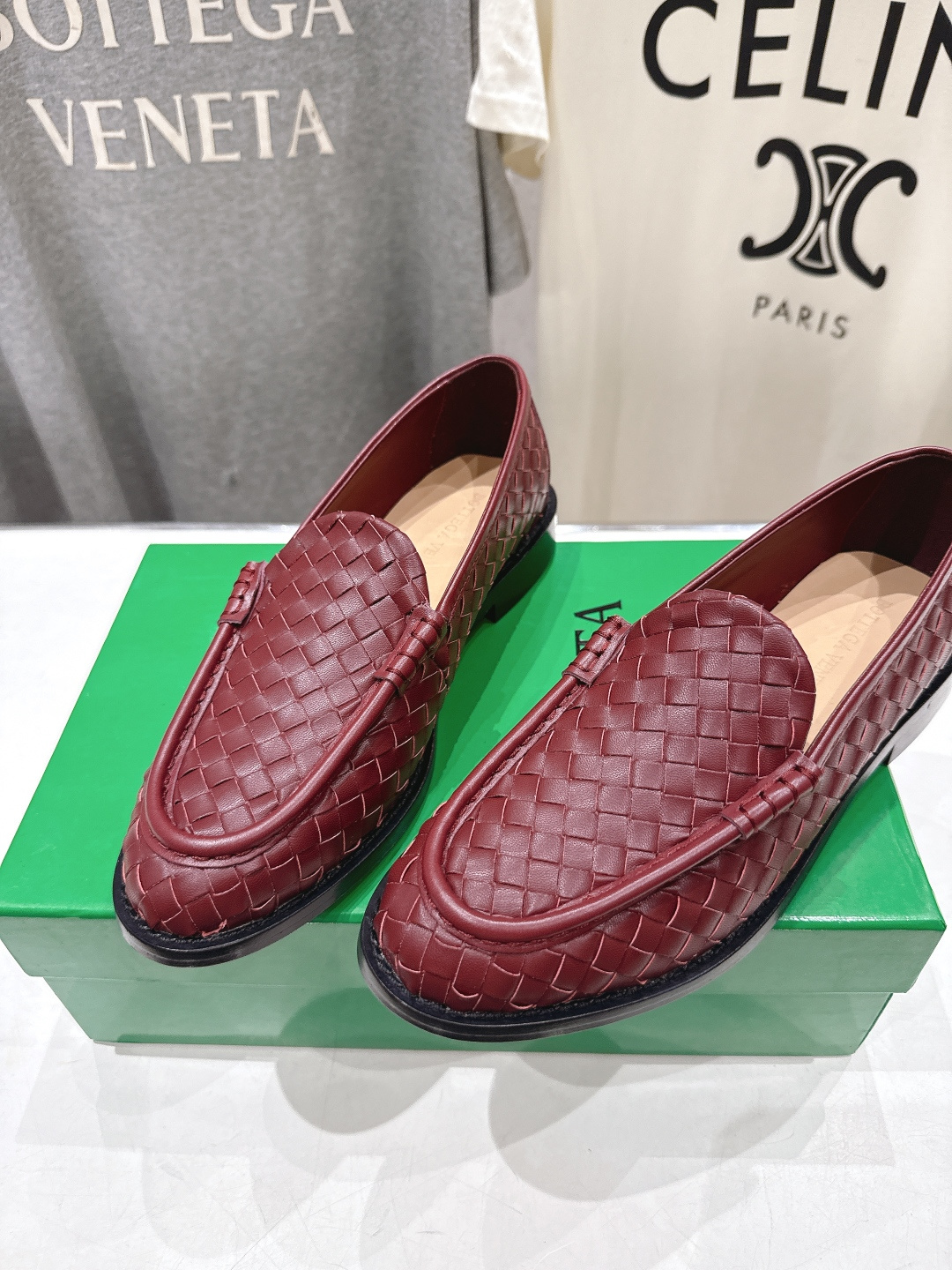 高版本出厂 Bottega Veneta/BV F065 2026ss新款真皮手工编织 金色五金结绳扣件