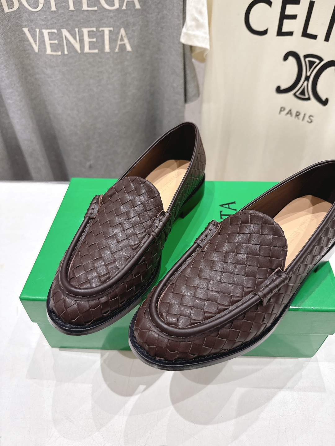 高版本出厂 Bottega Veneta/BV F065 2026ss新款真皮手工编织 金色五金结绳扣件