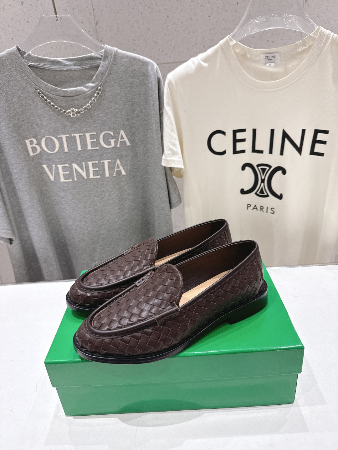 高版本出厂 Bottega Veneta/BV F065 2026ss新款真皮手工编织 金色五金结绳扣件