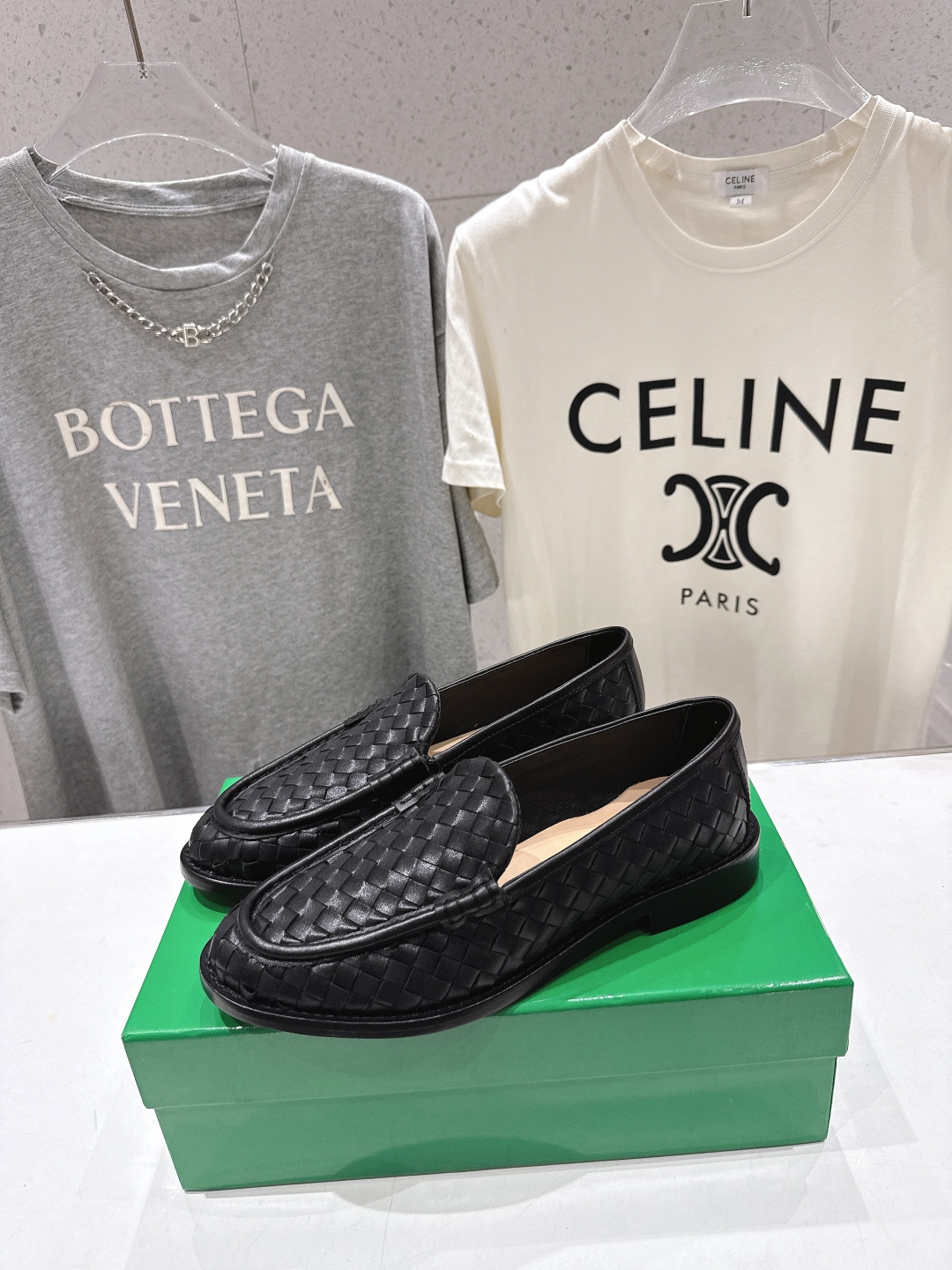 高版本出厂 Bottega Veneta/BV F065 2026ss新款真皮手工编织 金色五金结绳扣件