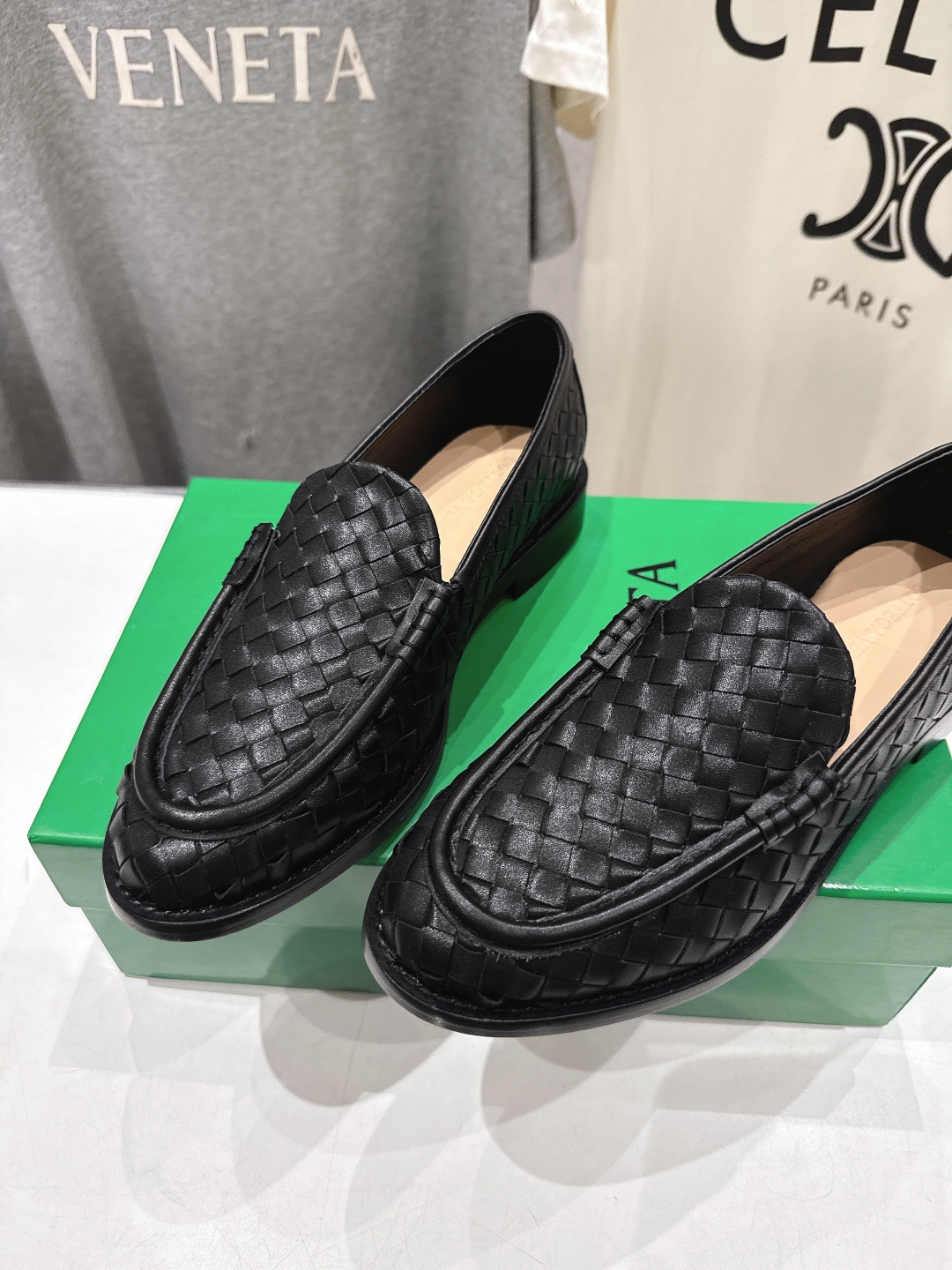 高版本出厂 Bottega Veneta/BV F065 2026ss新款真皮手工编织 金色五金结绳扣件