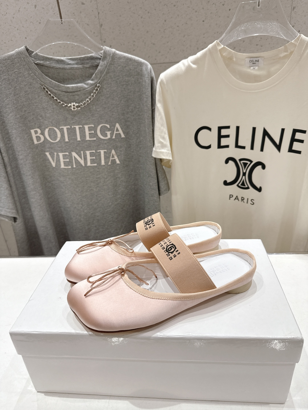 高版本出厂 布面 MM6马吉拉2026ss新品最近超级🔥的平底半拖玛丽珍芭蕾舞鞋舒适度不用说 肯定会很舒