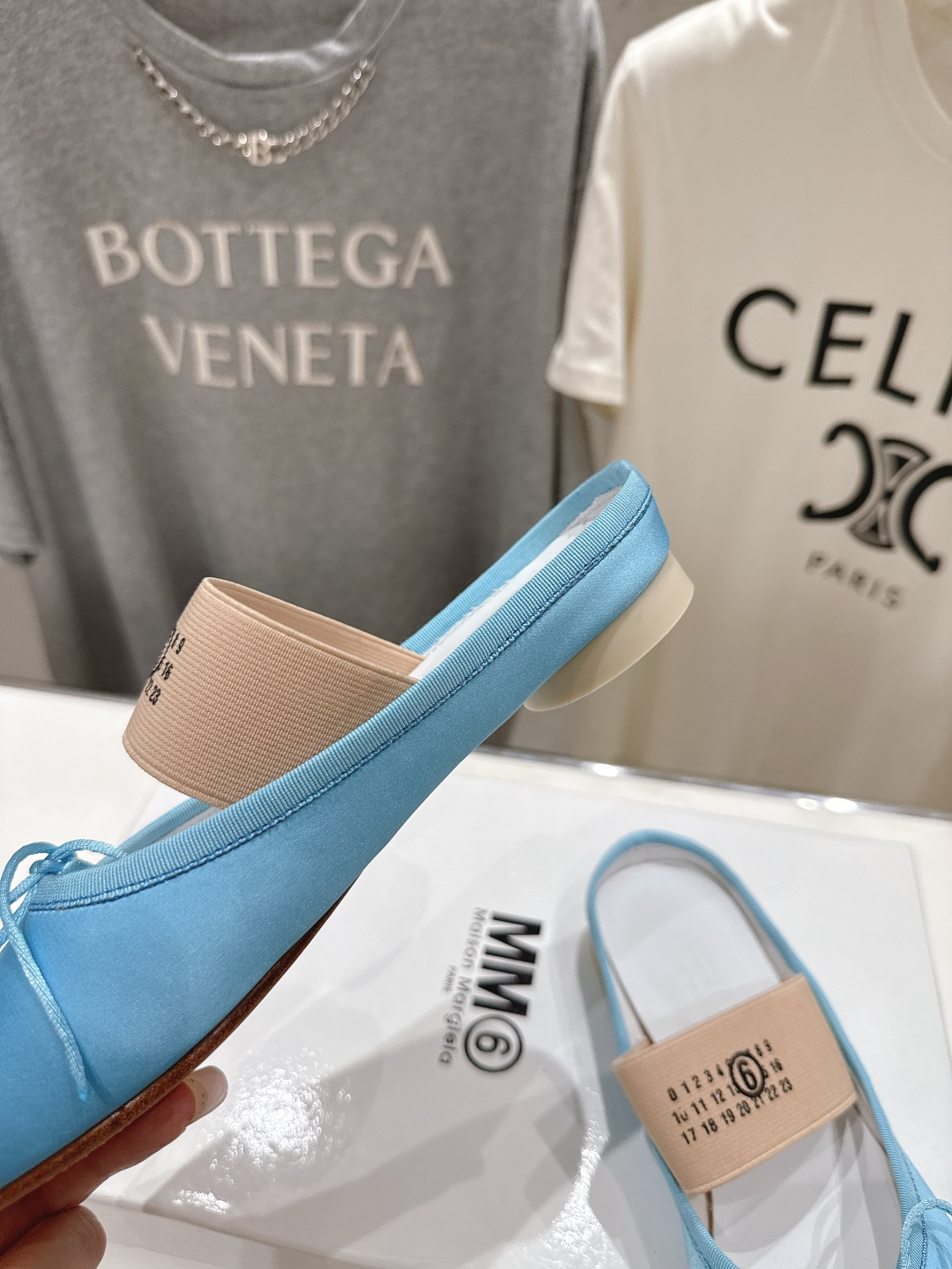 高版本出厂 布面 MM6马吉拉2026ss新品最近超级🔥的平底半拖玛丽珍芭蕾舞鞋舒适度不用说 肯定会很舒