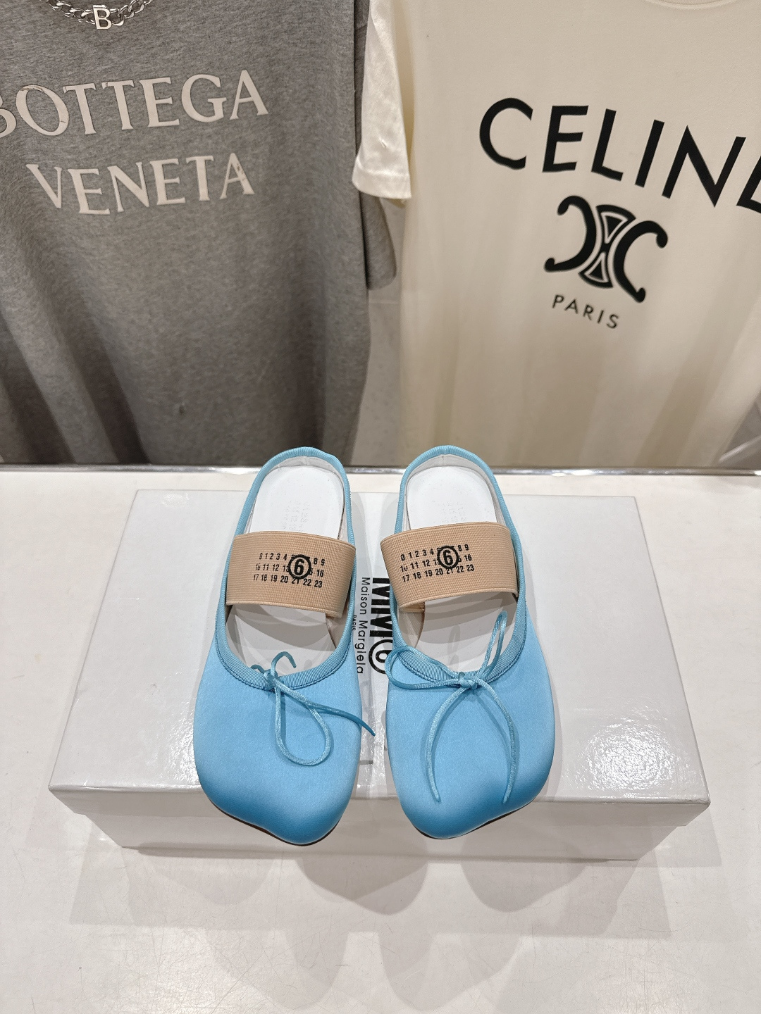 高版本出厂 布面 MM6马吉拉2026ss新品最近超级🔥的平底半拖玛丽珍芭蕾舞鞋舒适度不用说 肯定会很舒