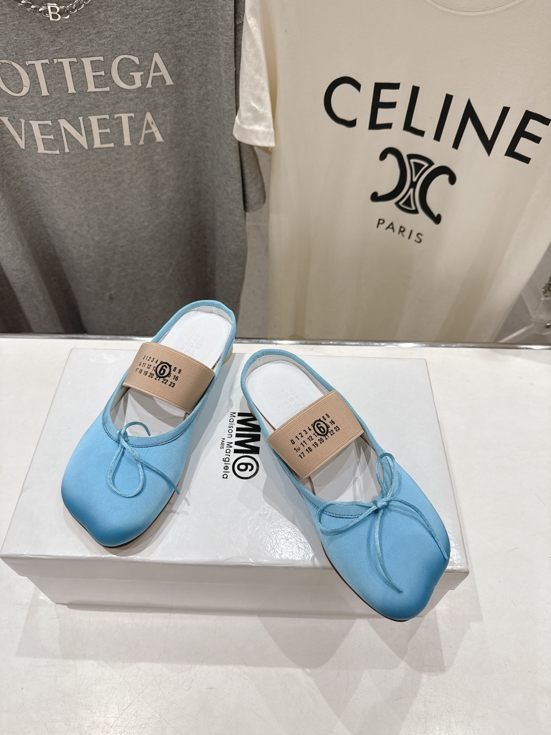 高版本出厂 布面 MM6马吉拉2026ss新品最近超级🔥的平底半拖玛丽珍芭蕾舞鞋舒适度不用说 肯定会很舒